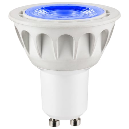 Sunlite 25W Equivalent GU10 Base 40 Degree Beam Angle Party Bulb Blue LED PAR16 Light Bulb, 6PK 80520-SU